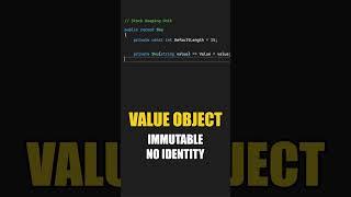 What Is a Value Object In Domain-Driven Design? #shorts