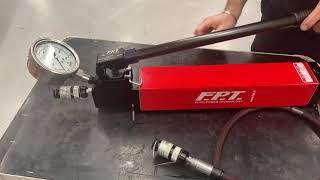 4000 bar hand pump - 60000 psi hand pump - super high pressure manual pump