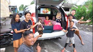 BIKIN KAMAR DI DALAM MOBIL UNTUK DEDE OMING PENUH DENGAN BONEKA LABUBU