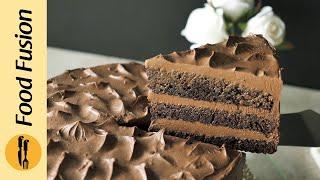 Eid Special Moist Chocolate Cake Recipe by Food Fusion