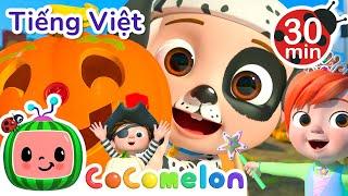 JJ Vui Halloween Ở Vườn Bí Ngô Của Ông  | CoComelon Tiếng Việt | Nhạc cho Trẻ em | Bài hát Ru ngủ