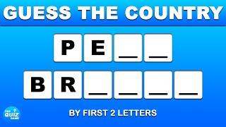 Guess The Countries In America By First 2 Letters - Quiz Guess The Country