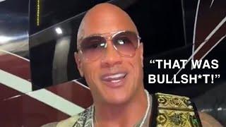 The Rock goes LIVE on Instagram after returning at WWE Bad Blood 2024 (HD)