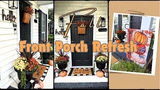 Create a Cozy & Inviting Entrance to Your Home|DIY Fall  Front Porch Refresh