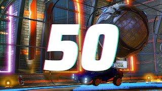 ROCKET LEAGUE INSANITY 50 ! (BEST GOALS, IMPOSSIBLE WAVE DASHES, 208 KPH PINCH, NOCAM SHOTS??!)