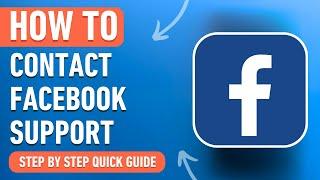 How to Contact Facebook Support (Easy Tutorial)