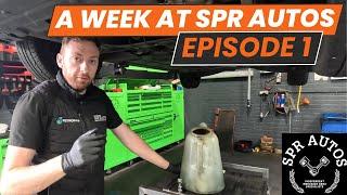 This week at SPR Autos EP1! JOBS DECLINED, PARTS NIGHTMARE, CCTV fails! Mercedes repair VLOG