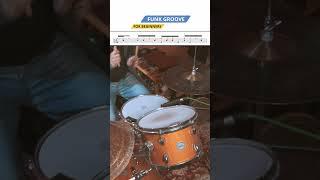 FUNK GROOVE FOR BEGINNERS - #drums #drummer #drumlessons #drumming #drumset #funk #music #drumlife