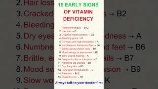 15 Early Signs of Vitamin Deficiency You Shouldn’t Ignore for Better Health #seniorhealth