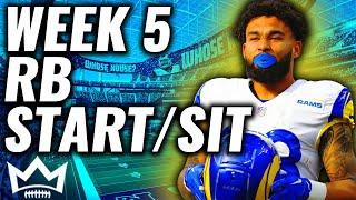 Running Backs You MUST START and SIT in Week 5 (Every Matchup) | 2024 Fantasy Football