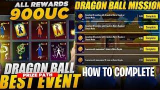 Best Prize Path Event | Get Mythic Dragon Ball Characters | Complete All Mission PUBGM