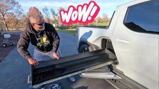 Rivian R1T Gear Tunnel Sliding Shelf Install and Review