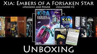 Unboxing Xia: Embers of a Forsaken Star + Missions and Power + Sellsword V2