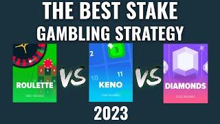 BEST GAMBLING STRATEGY ON STAKE 2023! 3 INSANE STRATEGIES!