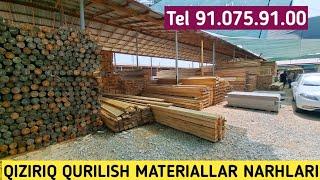 QURILISH MATERIALLAR NARHLARI QIZIRIQ JAXON MOL BOZORIDA Tel : 91.075.91.00