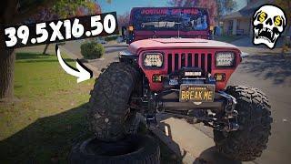 Old School Jeep Build (Part 18) | Big Tires, Astro Box & PSC Hydraulic Assist!