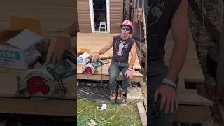 Deck border installation with Carpenter Johnny
