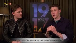 1917 - Interview mit Sam Mendes, Dean-Charles Chapman & George MacKay | RTF1 Cinenews