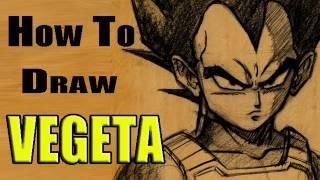 How To Draw Vegeta