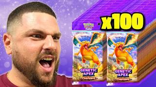 We Opened 100 Pokemon Pocket Charizard Packs!