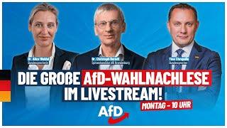 Wahlnachlese Brandenburg: Alice Weidel, Tino Chrupalla & Christoph Berndt! - AfD