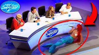 ARIELLE die MEERJUNGFRAU BLAMIERT sich bei DSDS 