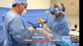 Dr. Jacob Freiman at CG Cosmetic Surgery Performing Breast Augmentation