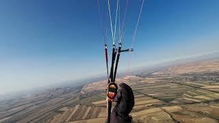 Kirgisistan / Kyrgyzstan South of Byschkek WRONG GLIDER! gleitschirmfliegen paragliding parapente