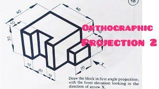 Orthographic projection in | Technical drawing | Engineering drawing