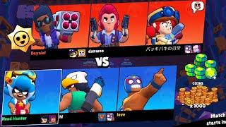 Brawlstars 3vs3 Battle Nita Bo EL Primo SpongeBob Event Gameplay