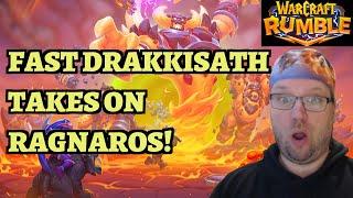 FAST Drakkisath Takes On Ragnaros! Warcraft Rumble Molten Core Raid