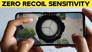 BGMI Sensitivity Settings • Zero Recoil Sensitivity PUBG Mobile • Best sensitivity for bgmi & pubg