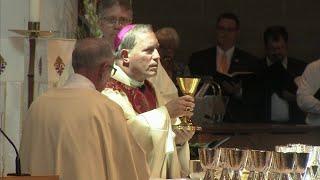 Residents react to new leader of Catholic Diocese of Saginaw being installed