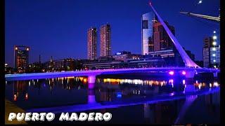 Argentina. Puerto Madero - one of the most exclusive neighborhoods in Buenos Aires. Vlog