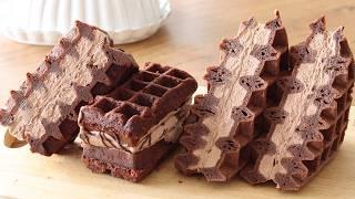 Chocolate Waffle Sandwich：Gluten-free sweets