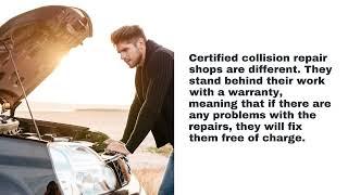 Auto Body Shop Fort Myers - Should You Always Use Certified Collision Repair Shops