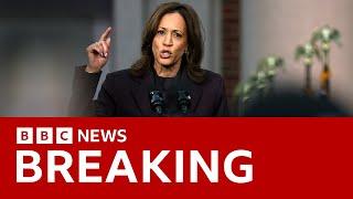 Kamala Harris delivers concession speech after Donald Trump’s US election win | BBC News