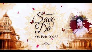 Cinematic Traditional Save The Date Video | Classic Wedding Invitation Template | Inspire Studio