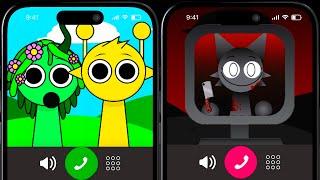 Scary Incredibox Sprunki Talk On The Phone!