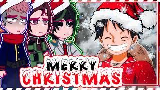 ⁘Fandoms reacting to CHRISTMAS ANIME⁘ \\/// ◆Bielly - Inagaki◆