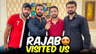 Rajab Visited Our Place| Crazy Fans Nay Attack Kar Dia️| Gift From Maa Ji@rajabbutt94