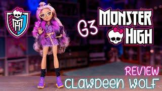 New 2022 Monster High G3 Clawdeen Wolf Doll Review!