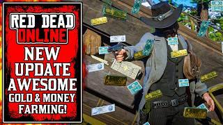 The NEW Red Dead Online UPDATE Has AMAZING GOLD & Money Farming Methods.. (RDR2)