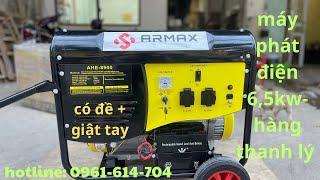 Máy phát điện 6,5kw ARMAX 8900 - chạy công trình | thanh lý #0961614704 #nhật_minh_sơn