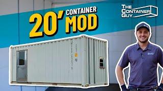 Step by Step 20’ Shipping Container Modification - Favorite Insulated Modular Interior Wall System