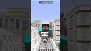 Superhero Herobrine in Minecraft ...#shorts #minecraft #herobrine