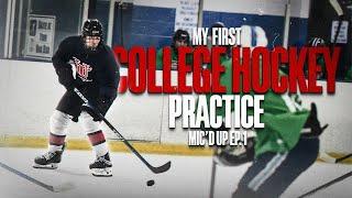 MY FIRST DII UNIVERSITY OF TAMPA PRACTICE… **COLLEGE HOCKEY**