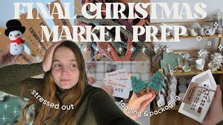 Market prep! Let's get everything ready for the holiday season small business vlog Project Ideas