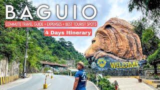 BAGUIO CITY  2025 | Commute Guide to all Tourist Spots + Food + Expenses