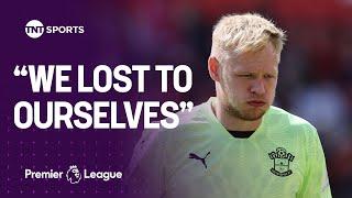 Aaron Ramsdale shares his reaction to Southampton's loss to Man United at St Mary's Stadium 